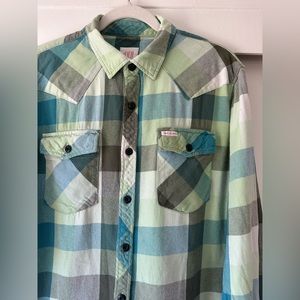 Topo Designs Plaid Flannel Button Down